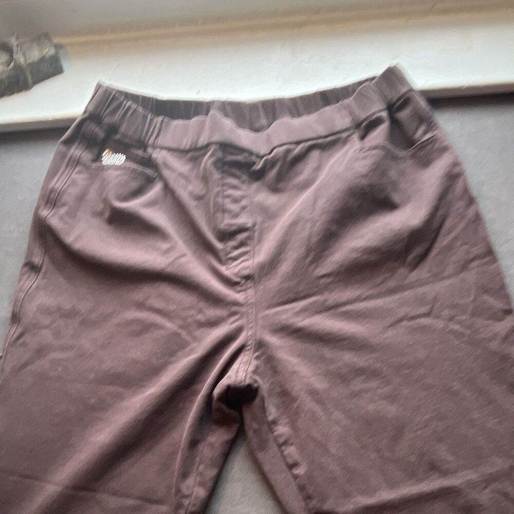 DreamJeannes by Quacker Factory Women's Brown Pull-On Pants size Xl bling pocket
